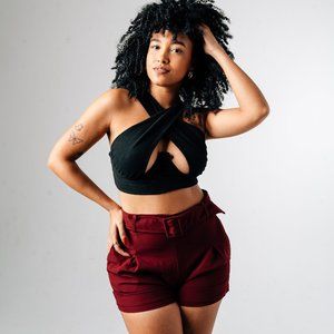 FREE WITH PURCHASE ❤️BLACK UNDERWIRE BUSTIER TOP